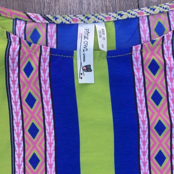 PINK OWL 🦉 PATTERNED BLOUSE - Picture 3 of 5